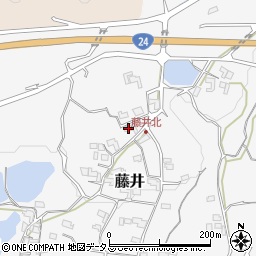 和歌山県紀の川市藤井605周辺の地図