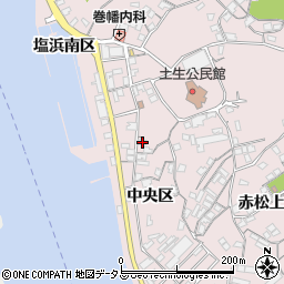 広島県尾道市因島土生町中央区1752-19周辺の地図