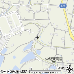 香川県高松市中間町1316-3周辺の地図