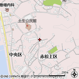 広島県尾道市因島土生町赤松上区甲-1786-8周辺の地図