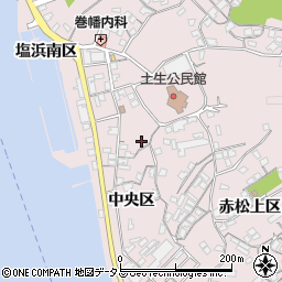 広島県尾道市因島土生町中央区1746-3周辺の地図