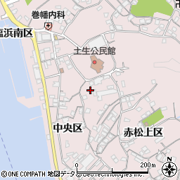 広島県尾道市因島土生町中央区1743周辺の地図