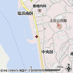 広島県尾道市因島土生町中央区1752-36周辺の地図
