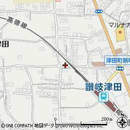 香川県さぬき市津田町津田950-2周辺の地図