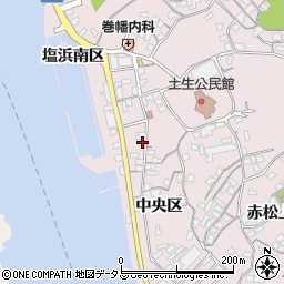 広島県尾道市因島土生町中央区1752-32周辺の地図