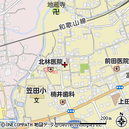 和歌山県伊都郡かつらぎ町笠田東661-1周辺の地図