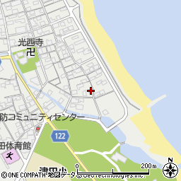 香川県さぬき市津田町津田1320周辺の地図