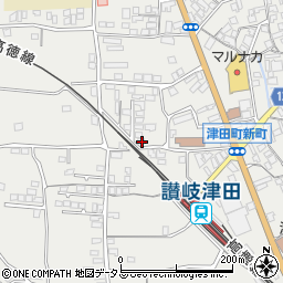 香川県さぬき市津田町津田946-10周辺の地図