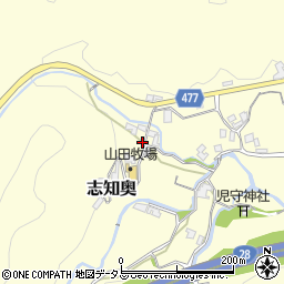 兵庫県南あわじ市志知奥599周辺の地図