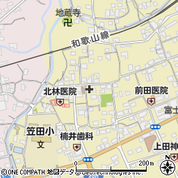 和歌山県伊都郡かつらぎ町笠田東663周辺の地図