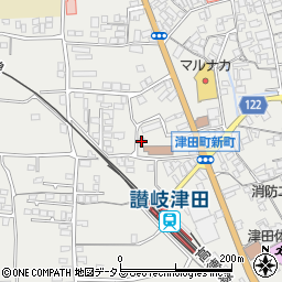 香川県さぬき市津田町津田940-1周辺の地図