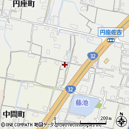 香川県高松市中間町75周辺の地図