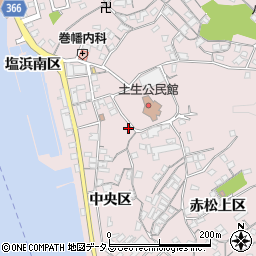 広島県尾道市因島土生町中央区1746-6周辺の地図