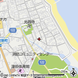 香川県さぬき市津田町津田1269-1周辺の地図