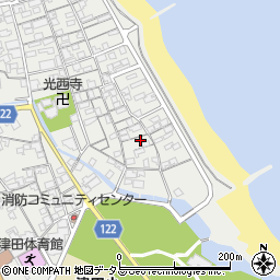 香川県さぬき市津田町津田1309周辺の地図