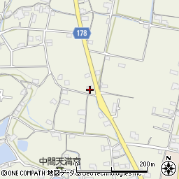 香川県高松市中間町1290周辺の地図