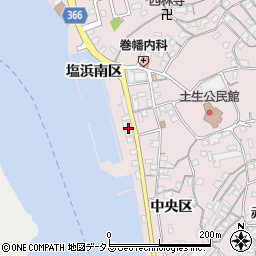 広島県尾道市因島土生町宇和部区1719-7周辺の地図