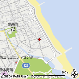 香川県さぬき市津田町津田1332-3周辺の地図