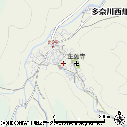 大阪府岬町（泉南郡）多奈川西畑周辺の地図