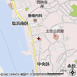 広島県尾道市因島土生町宇和部区1718-6周辺の地図