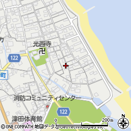 香川県さぬき市津田町津田1266周辺の地図