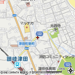 有限会社松乃家生麺周辺の地図