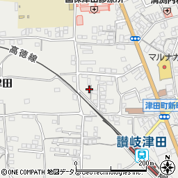 香川県さぬき市津田町津田950-1周辺の地図
