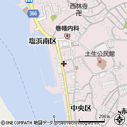 広島県尾道市因島土生町宇和部区1719周辺の地図