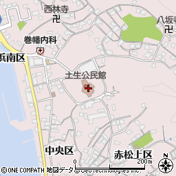 広島県尾道市因島土生町宇和部区1724周辺の地図