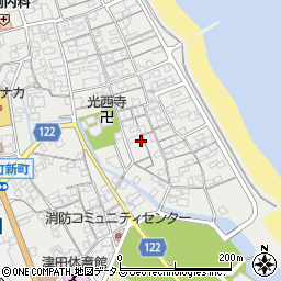 香川県さぬき市津田町津田1272周辺の地図