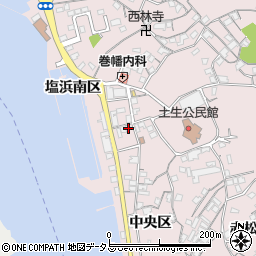 広島県尾道市因島土生町宇和部区1718周辺の地図