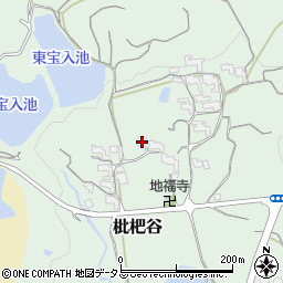 和歌山県紀の川市枇杷谷265周辺の地図