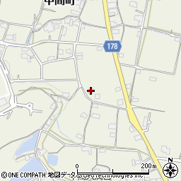 香川県高松市中間町1296周辺の地図