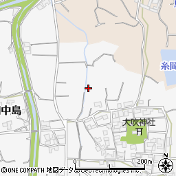 兵庫県南あわじ市志知中島周辺の地図