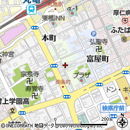 〒763-0024 香川県丸亀市塩飽町の地図