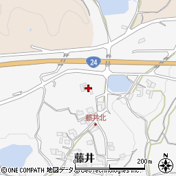和歌山県紀の川市藤井583周辺の地図
