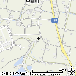 香川県高松市中間町1301周辺の地図