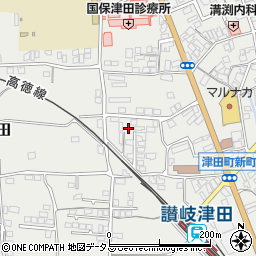 香川県さぬき市津田町津田949-11周辺の地図