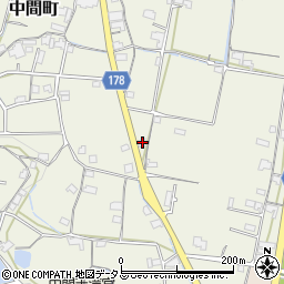 香川県高松市中間町318周辺の地図