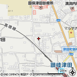 香川県さぬき市津田町津田950-12周辺の地図