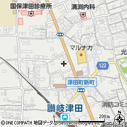 香川県さぬき市津田町津田936-4周辺の地図