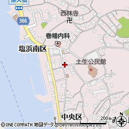 広島県尾道市因島土生町宇和部区1716-3周辺の地図