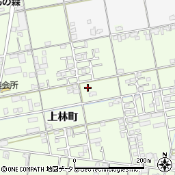 香川県高松市上林町周辺の地図