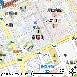 香川県丸亀市富屋町66周辺の地図