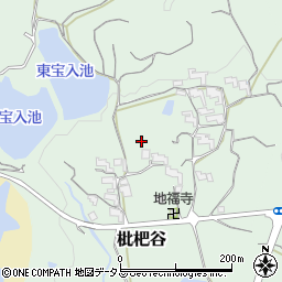 和歌山県紀の川市枇杷谷周辺の地図