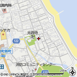 香川県さぬき市津田町津田1280周辺の地図