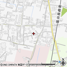 香川県高松市太田上町97-3周辺の地図