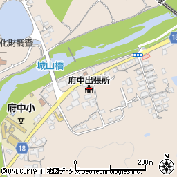 坂出市府中出張所周辺の地図