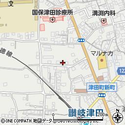 香川県さぬき市津田町津田985-13周辺の地図