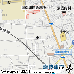 香川県さぬき市津田町津田985-14周辺の地図